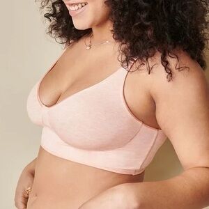 Soma the Dreamer Light Pink Wireless Comfort Bra Bralette XS NWT